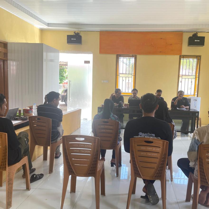 Rapat Internal Pemerintah Desa dan BPD